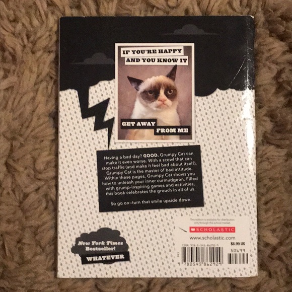 😾Grumpy cat (A GRUMPY BOOK)😾 - Picture 2 of 3